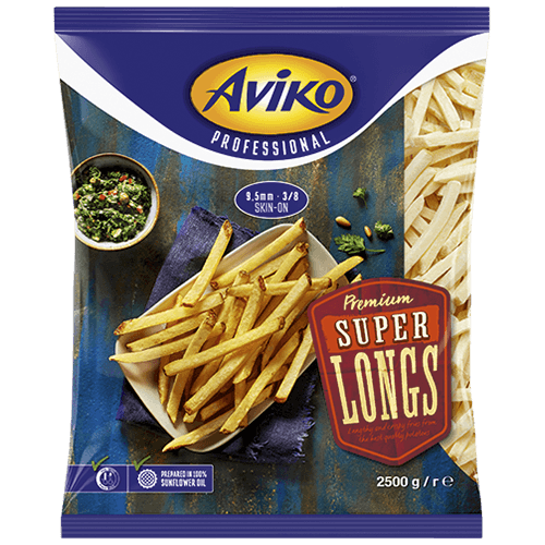Aviko Super Longs 9.5mm Fries Skin On