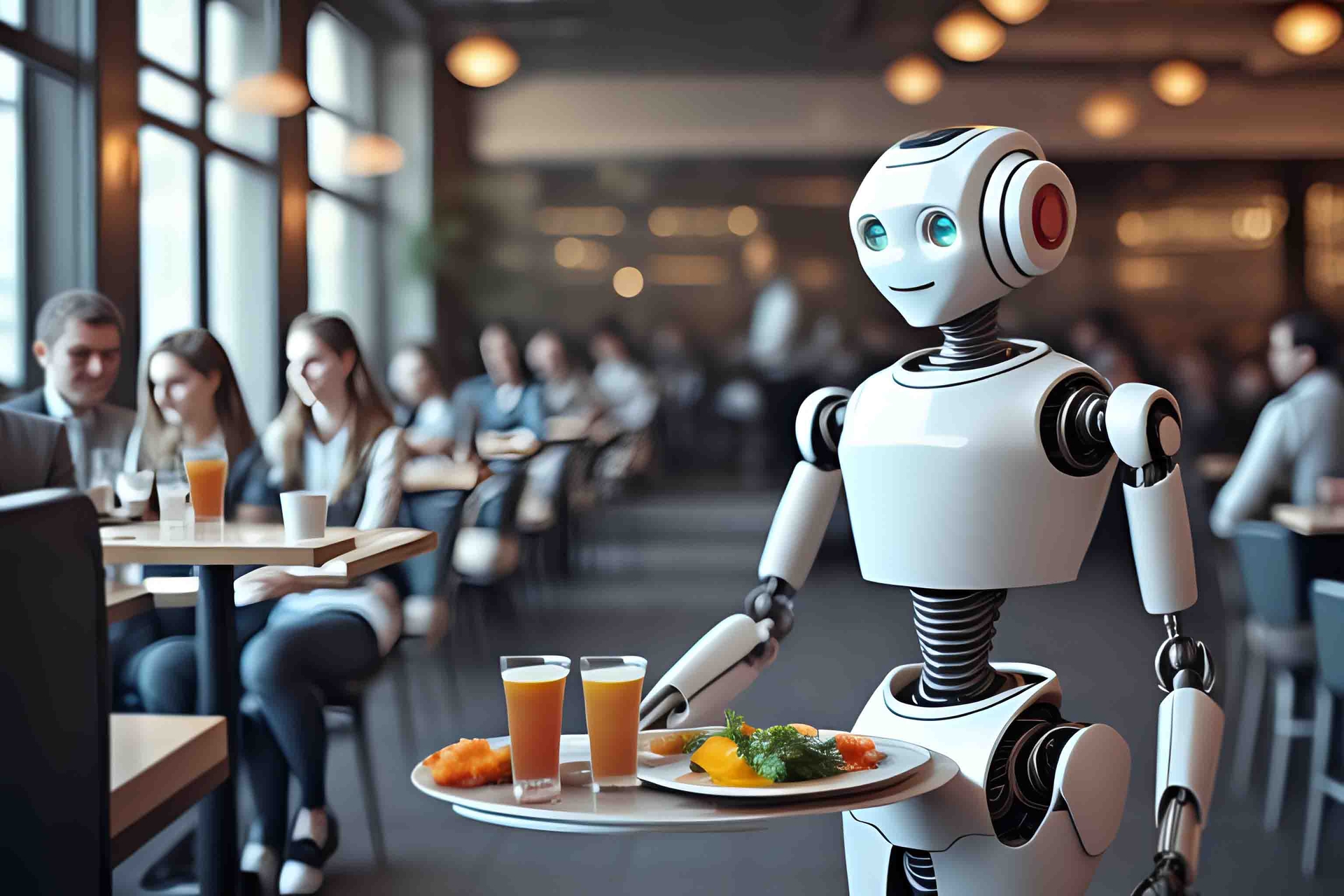 Ai Robot Hospitality Restaurant 
