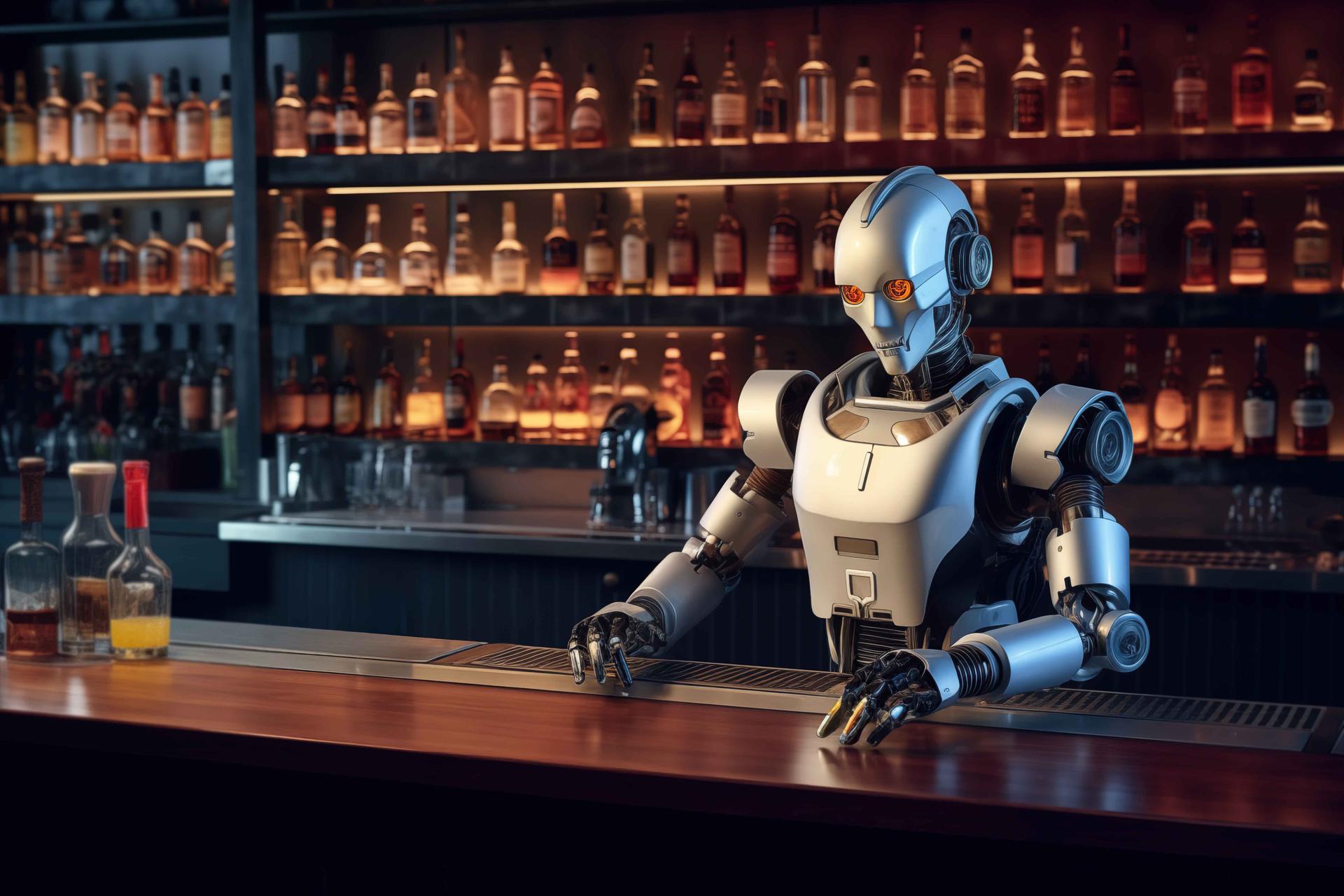 Ai Robot in pub hospitality Industry 