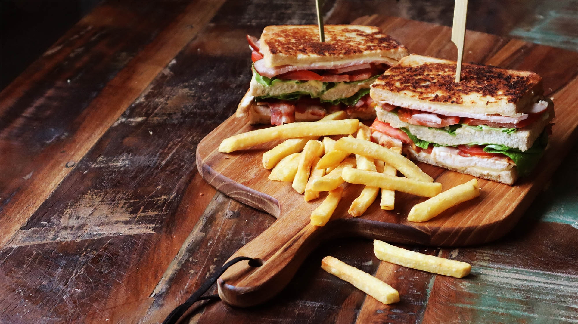 Grilled Cheese Club Sandwich