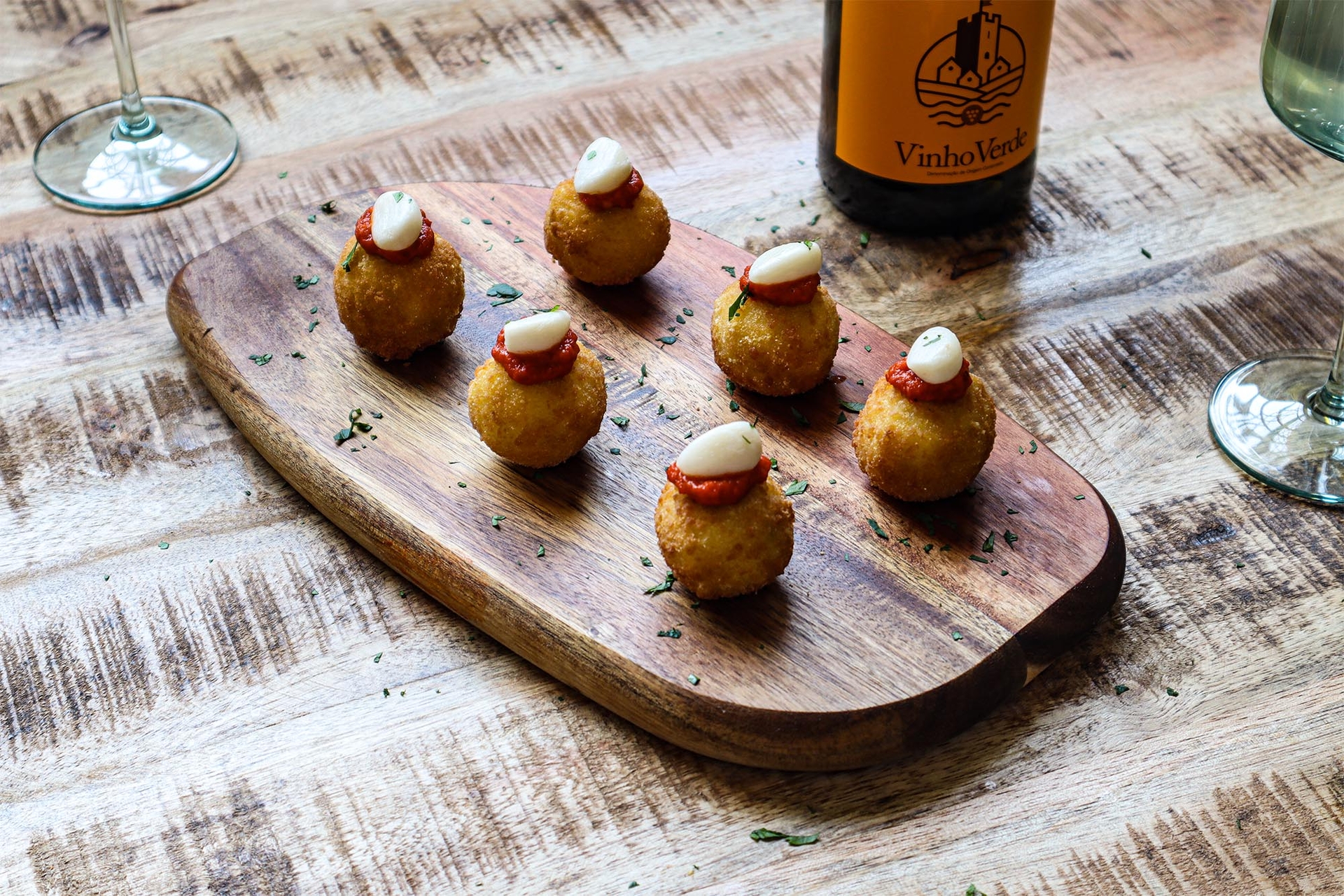 Jalapeno Snack Nibbles with roasted red pepper and pickled garlic