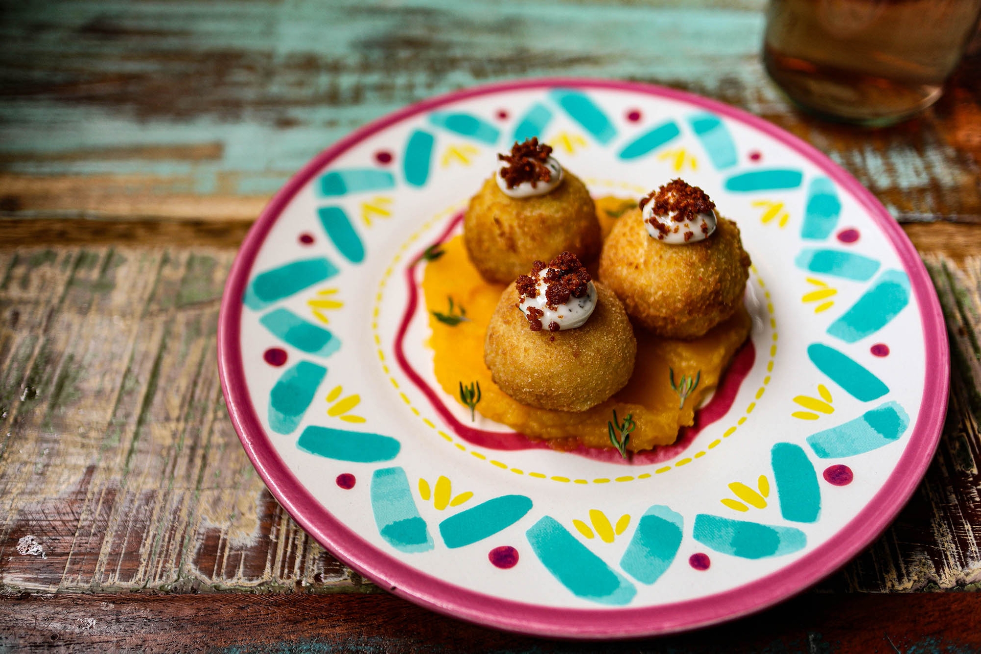 Jalapeno Snacks with chorizo crumb