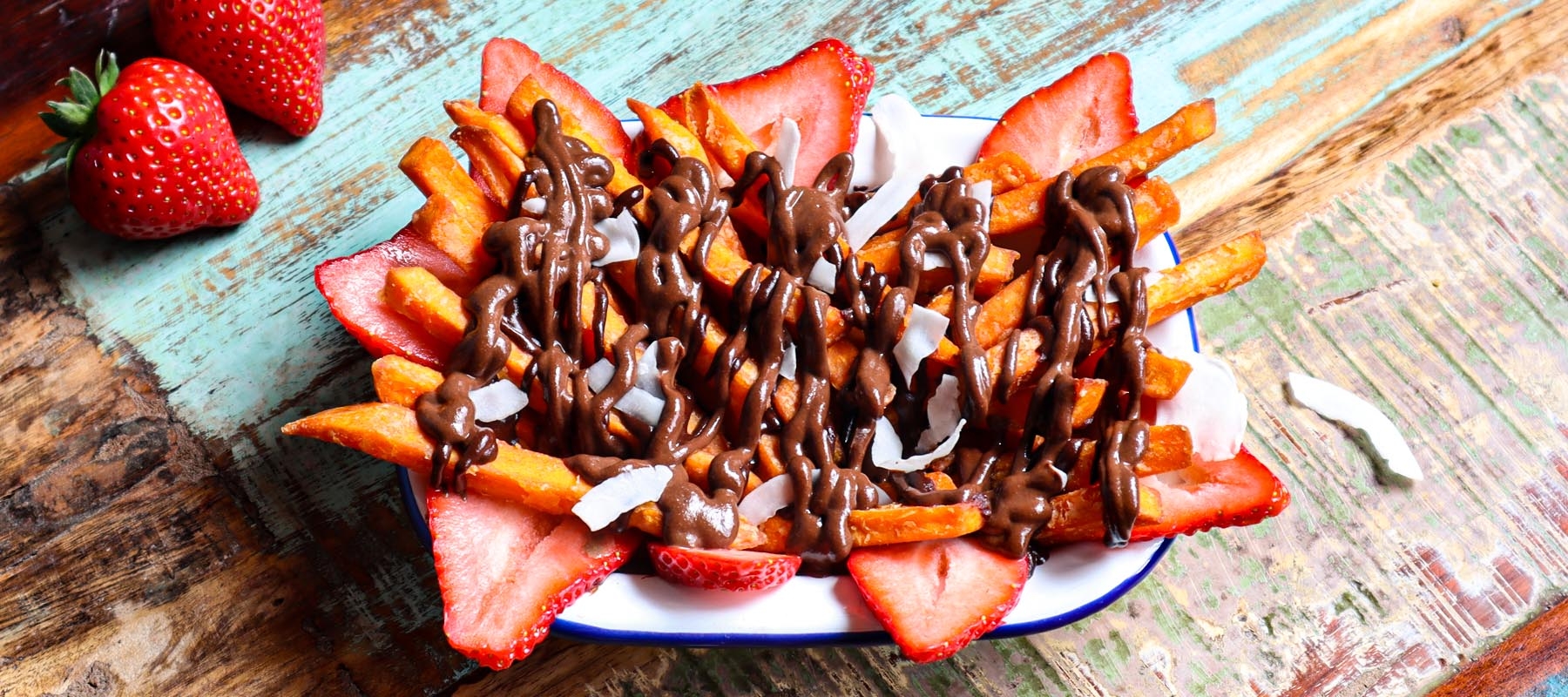 Sweet Potato Chocolate Fries