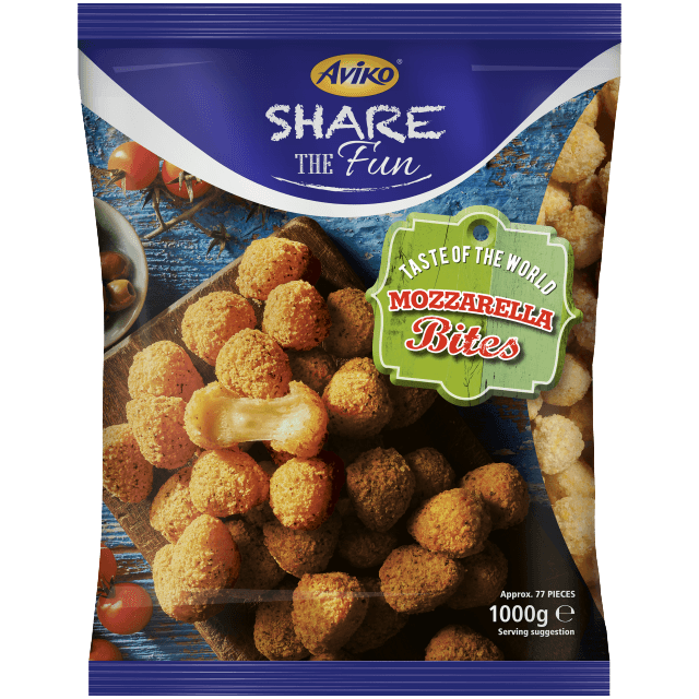 aviko mozzarella bites packshot