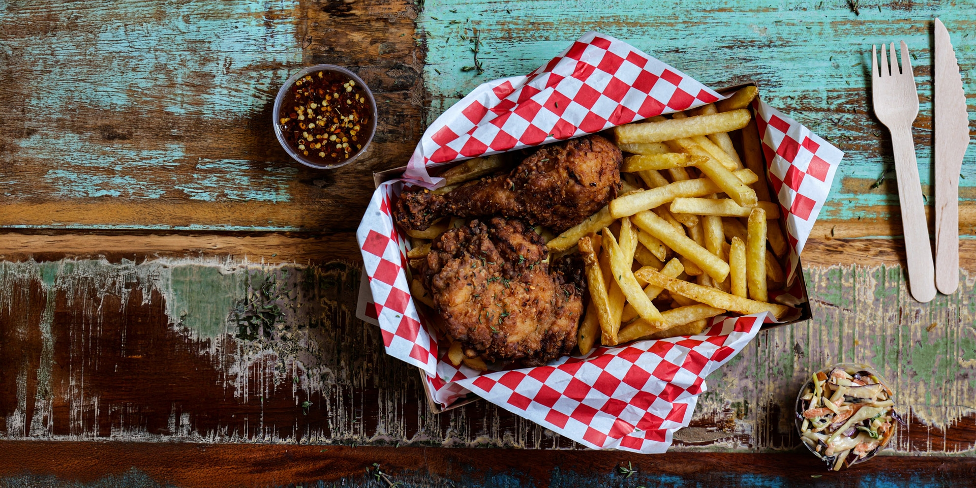 Buttermilk Fried Chicken with Premium Crunch Skin On Fries