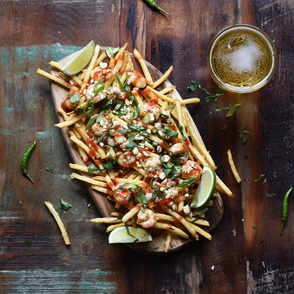 Pad Thai Loaded Fries