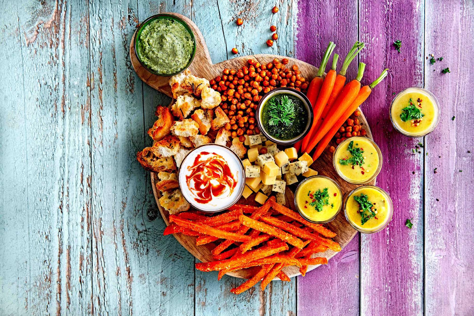 Zero Waste Sustainable Snack Platter