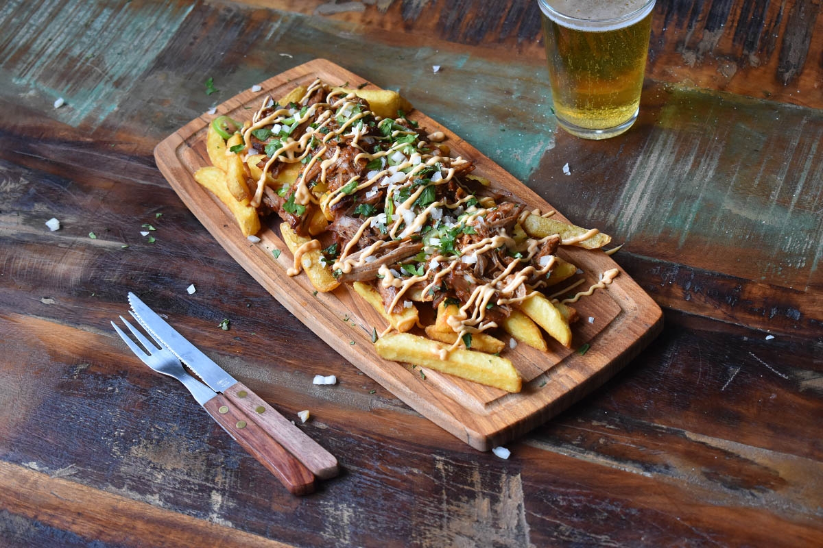 Pulled Pork Taco Loaded Fries