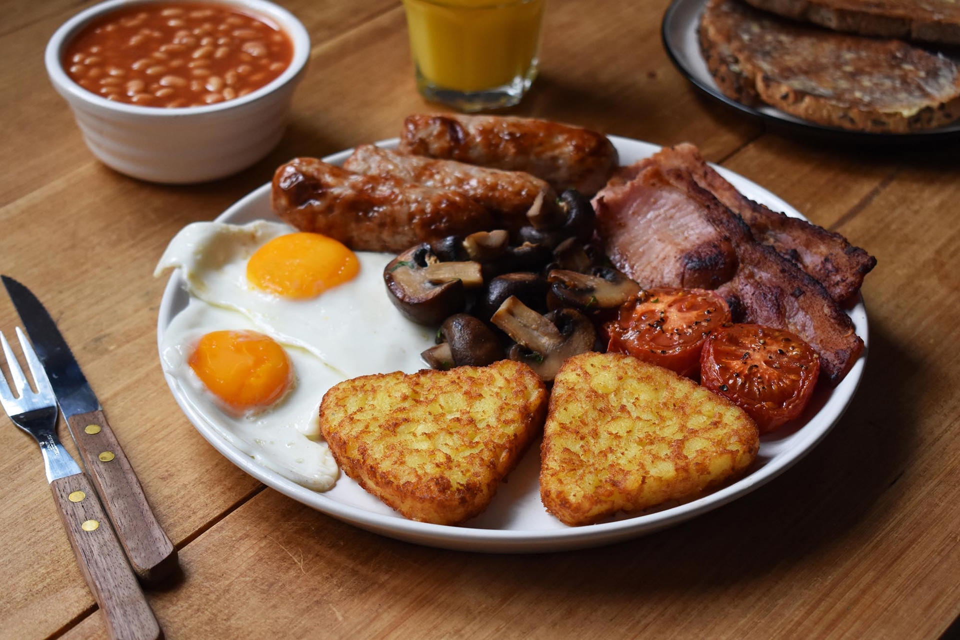 Hash Browns Full English