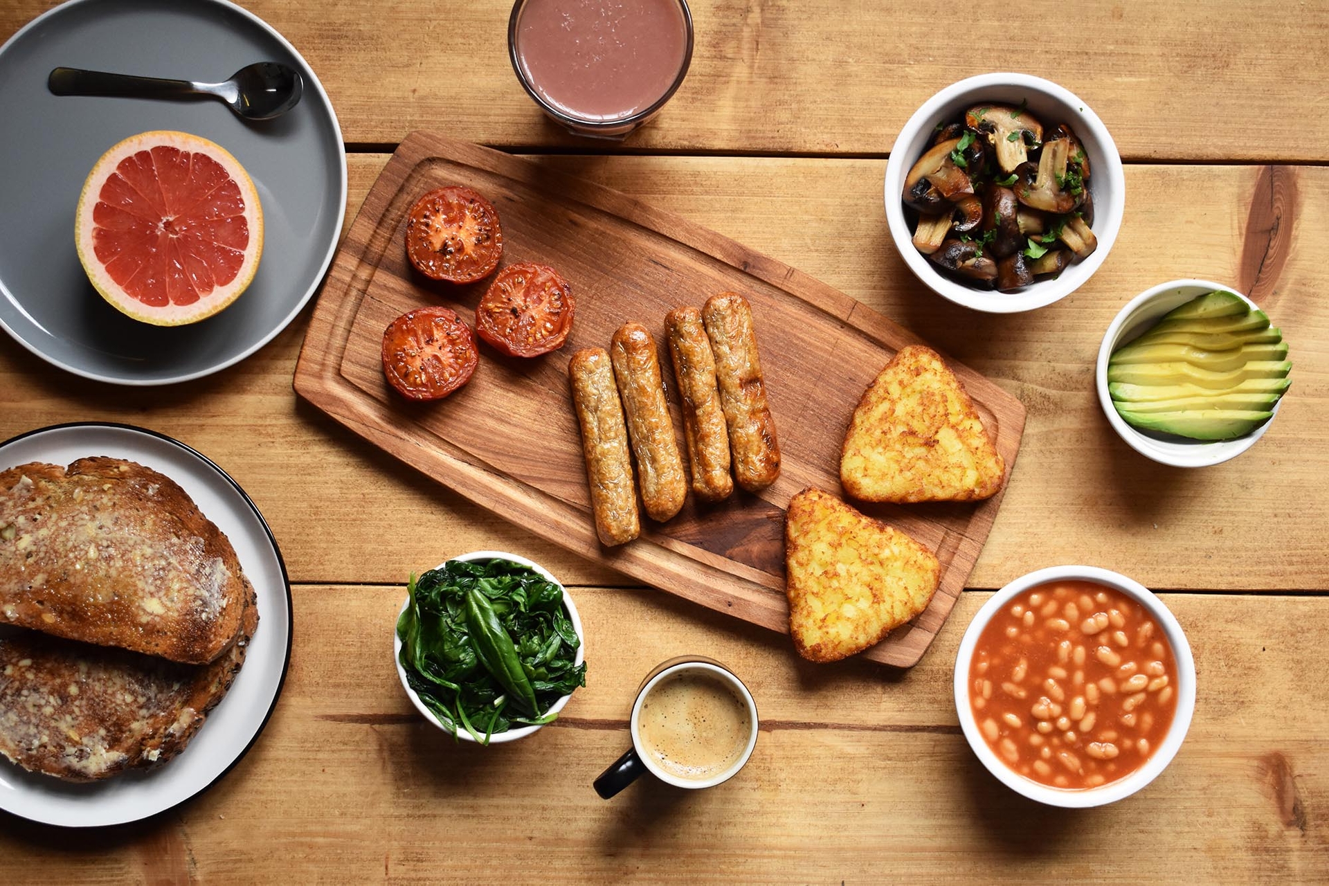 Hash Browns Vegan Breakfast