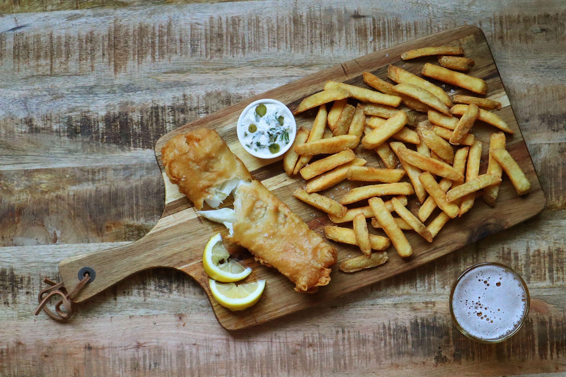 Pure and Rustic Fish and Chips