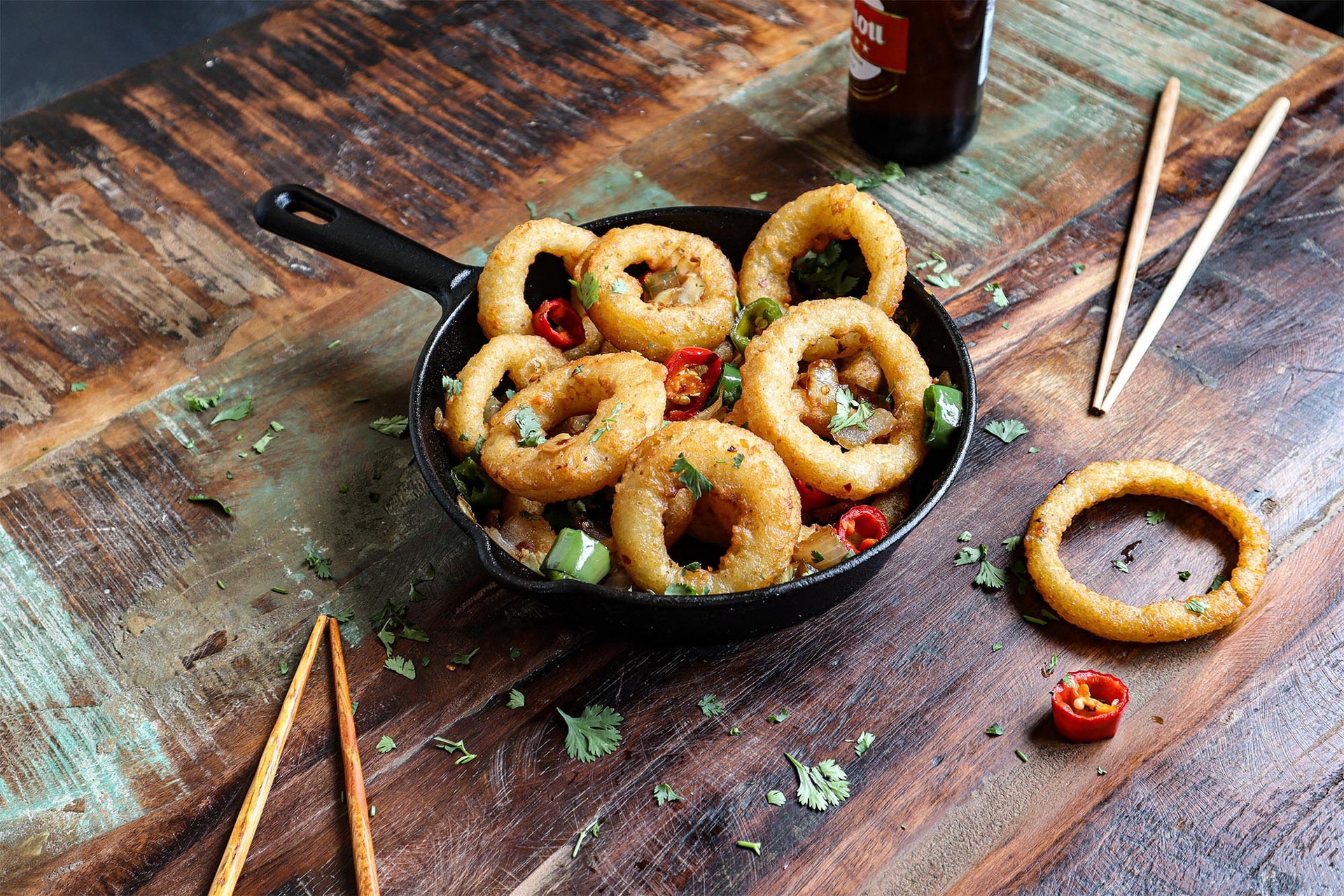 Salt and Pepper Onion Rings