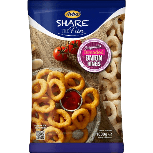 breaded onion rings packshot