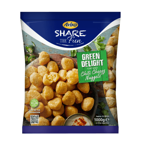 Plant Based Chilli Cheezz Nuggets Packshot