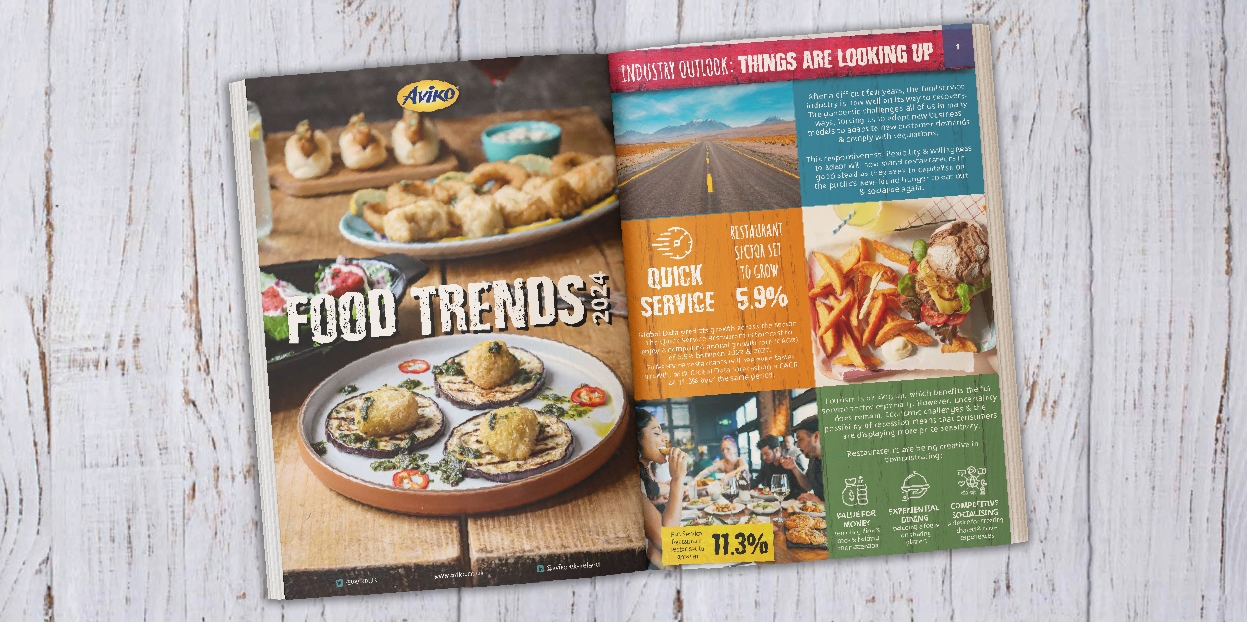 food trends 2024 aviko UK brochure image