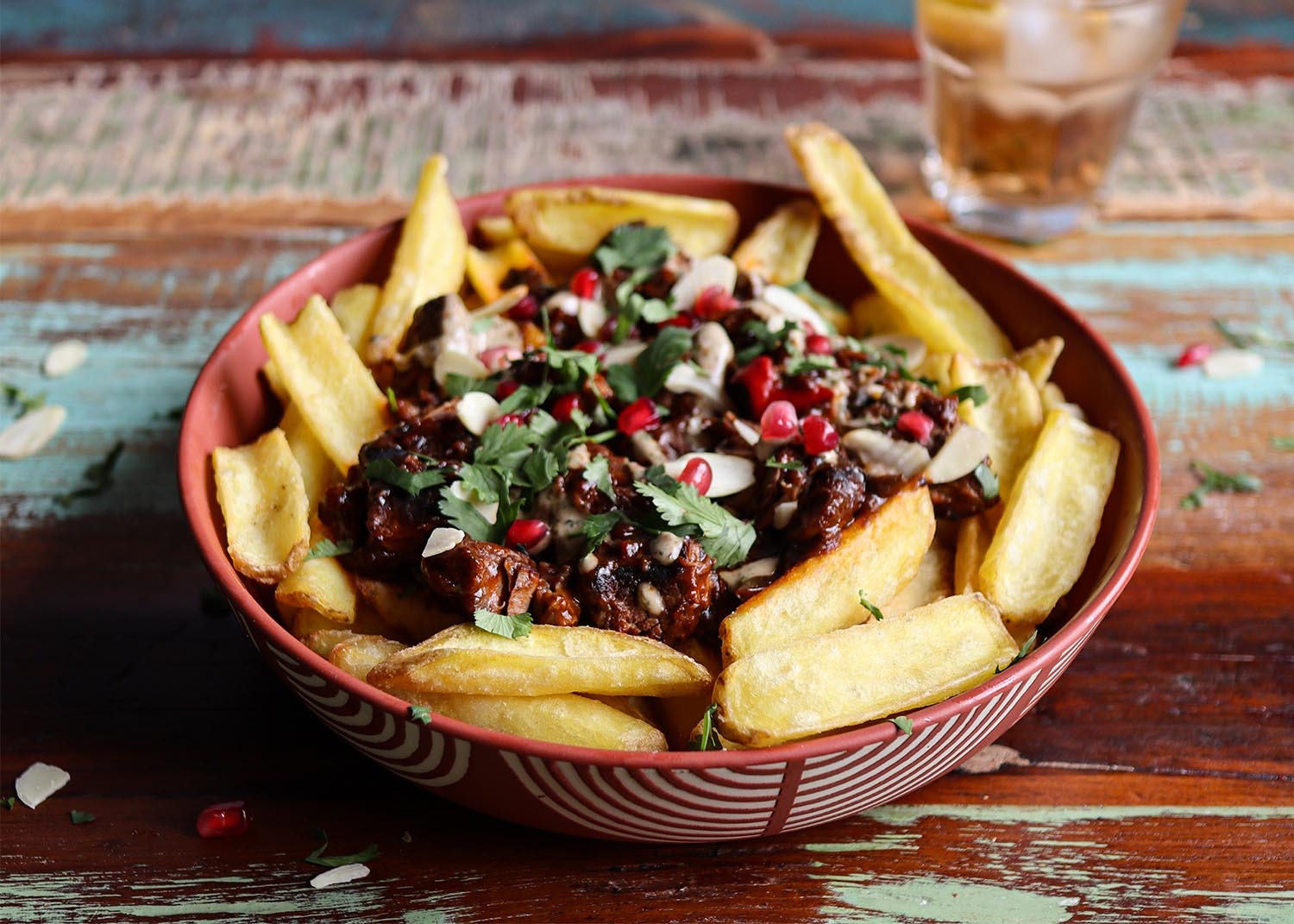 Lamb Tagine Loaded Dip and Grip Fries