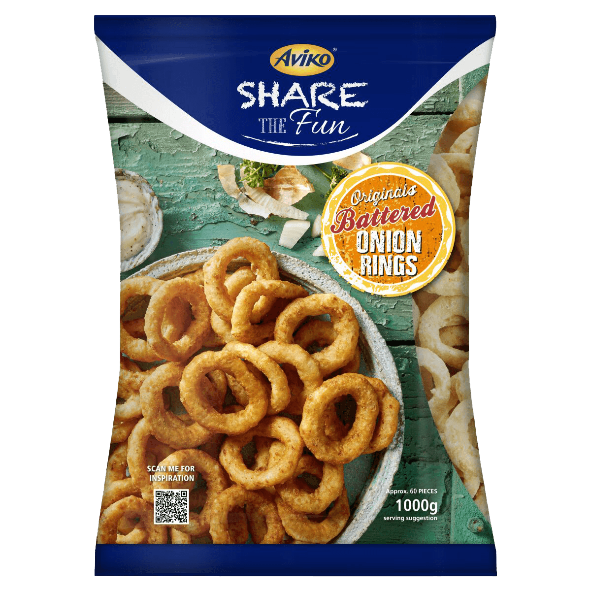 battered onion rings pack shot